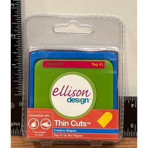 Sizzix 22227 Ellison Design Thin Cuts Creative Shapes Tag #1 By Stu Kilgour